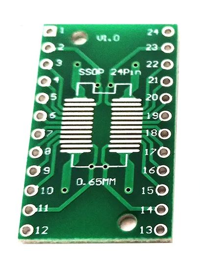 SMD naar DIP adapter 24 pins SOP rechthoek